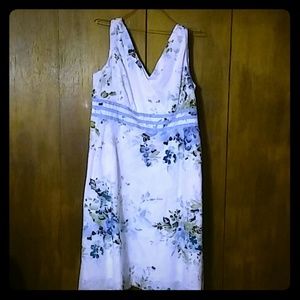 PLUS SIZE SPRING FLORAL DRESS